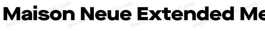 Maison Neue Extended Medium字体转换